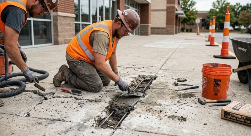 Cracked Concrete Repair in Miami Dade County, FL
