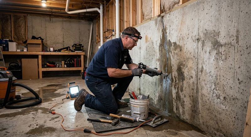 Basement Walls Waterproofing in Tampa, FL