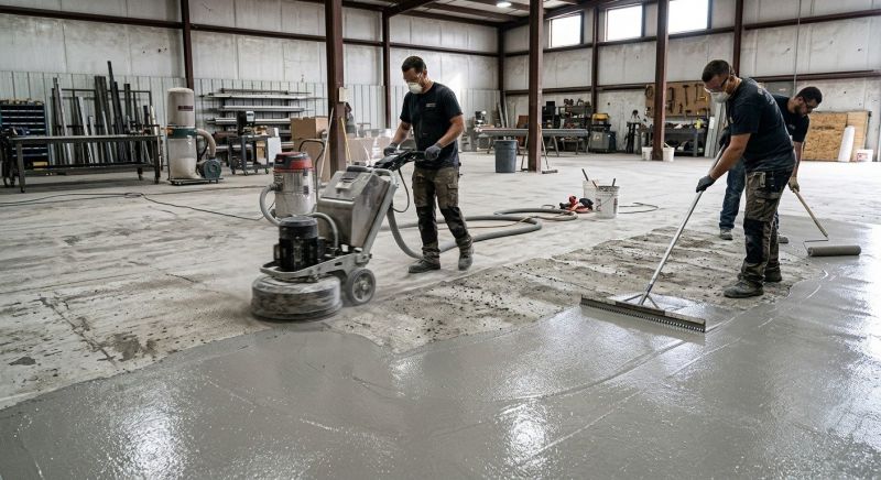 Concrete Floor Refinishing in West Des Moines, IA