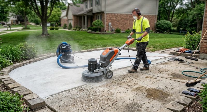 Concrete Patio Refinishing in Miami Dade County, FL
