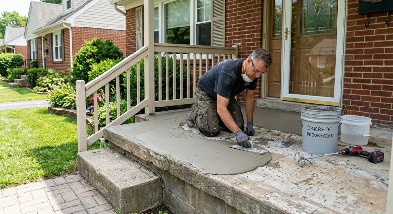 Concrete Stairs Resurfacing in Des Moines, IA