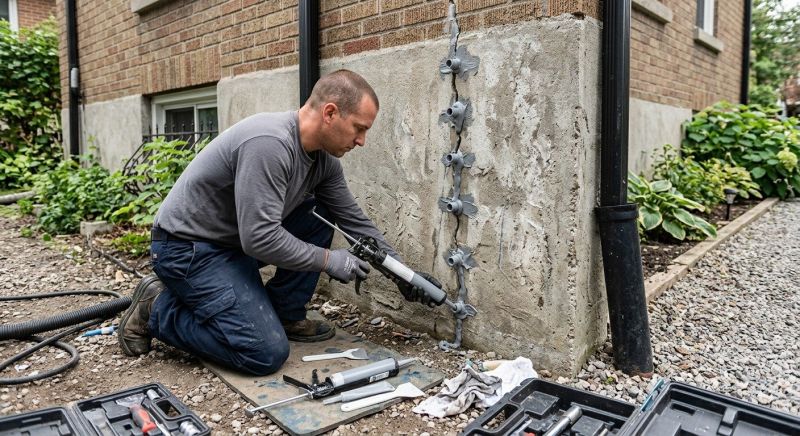 Cracked Basement Floor Repair in Columbus, OH