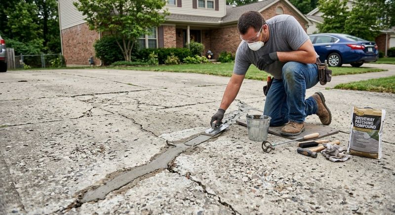 Driveway Slab Repair in Des Moines, IA