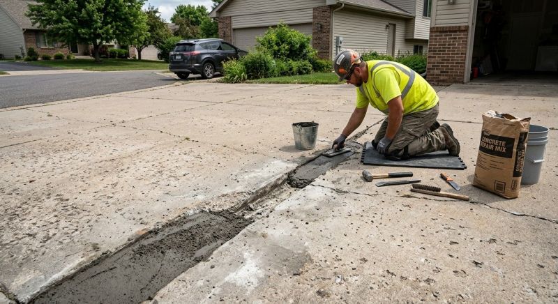 Parking Slab Repair in Des Moines, IA