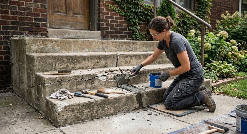 Patio Stairs Repair in Miami Dade County, FL