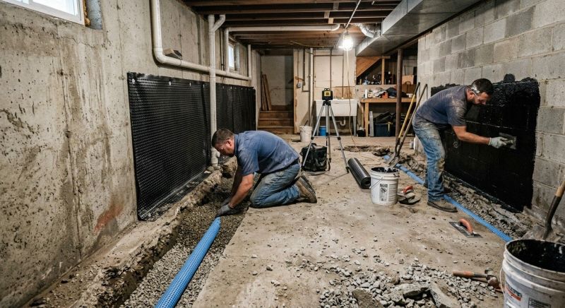 Wall Waterproofing in Columbus, OH